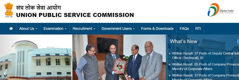 Upsc.gov.in - UPSC Website for Preparation