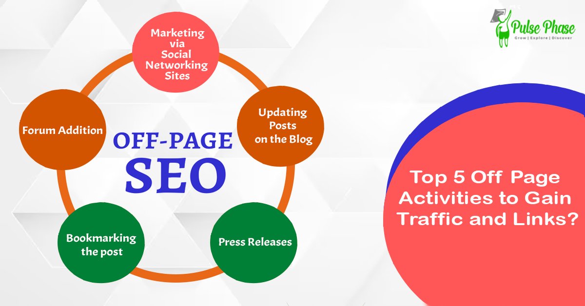 5 Off Page Activities to Gain Traffic and Links